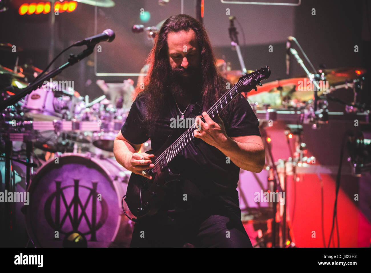 Turin Italy 7th May 17 Dream Theater Performing Live On Stage At The Auditorium Lingotto In Torino For Their Images Words And Beyond Tour 17 Concert Photo Cronos Alessandro Bosio Credit Cronos Alamy Live
