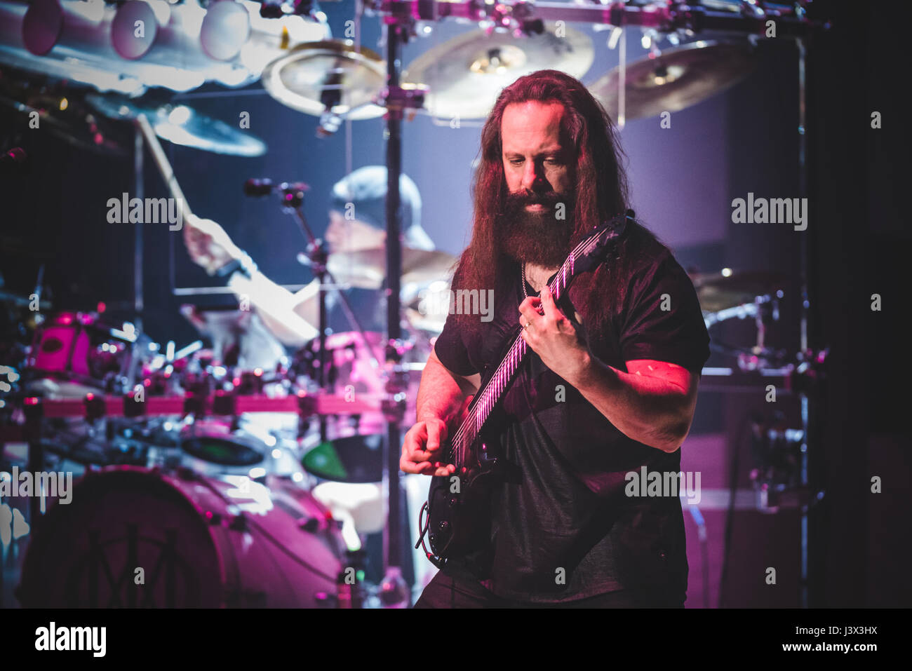 Turin Italy 7th May 17 Dream Theater Performing Live On Stage At The Auditorium Lingotto In Torino For Their Images Words And Beyond Tour 17 Concert Photo Cronos Alessandro Bosio Credit Cronos Alamy Live