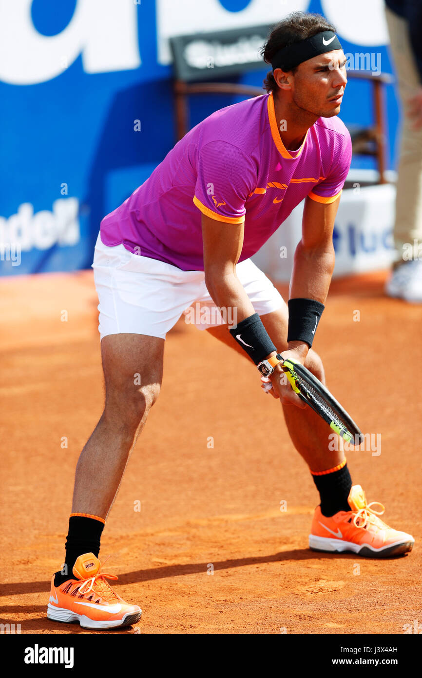 Rafael Nadal (ESP), APRIL 29, 2017 - Tennis : The ATP 500 World Tour  Barcelona Open Banco Sabadell tennis tournament during mens singls  semi-finals match at the Real Club de Tenis in