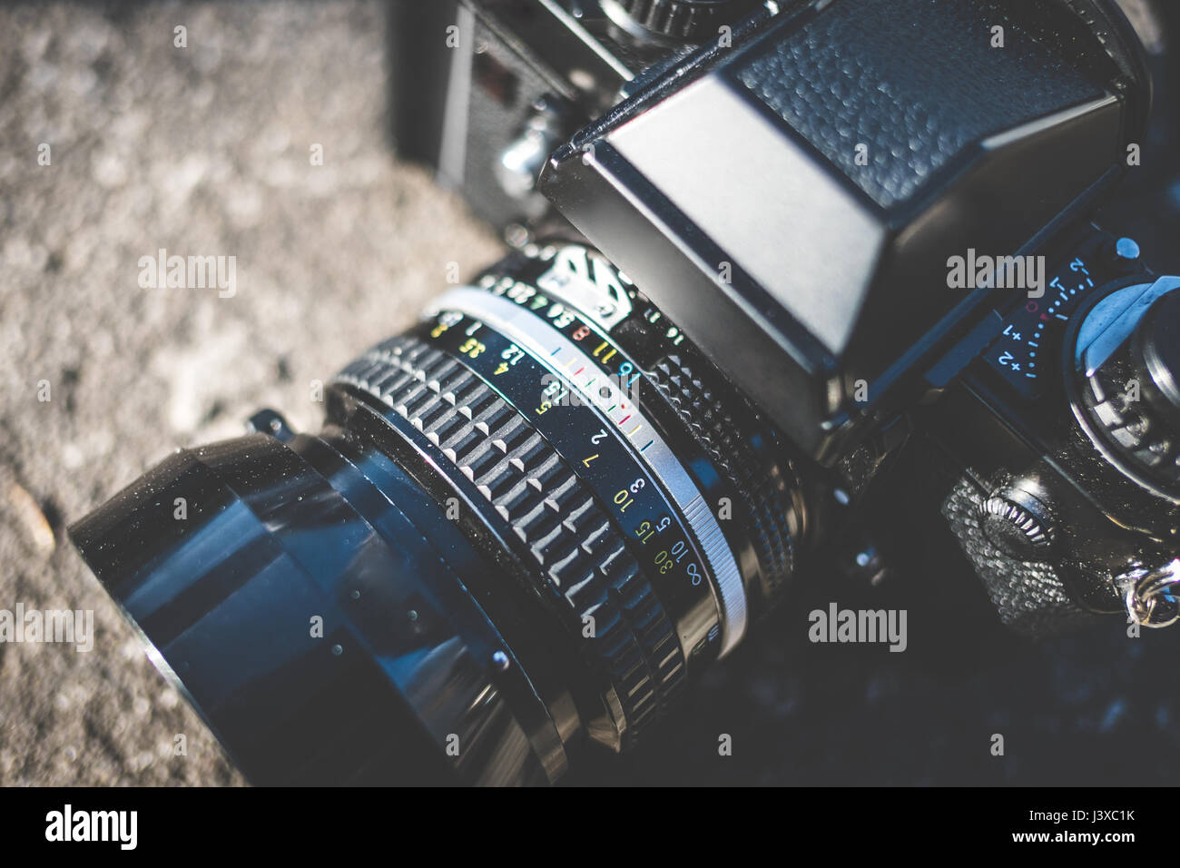 vintage analog camera photography concept Stock Photo Alamy