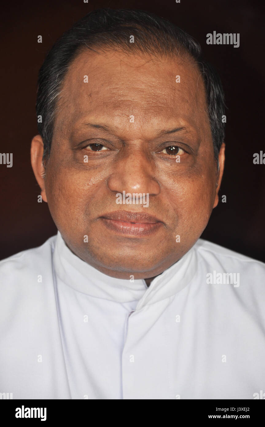 Rt. Rev. Msgr. Daniel Kuzhithadathil Cor -  Episcopo  (Photo Copyright © Saji Maramon) Stock Photo