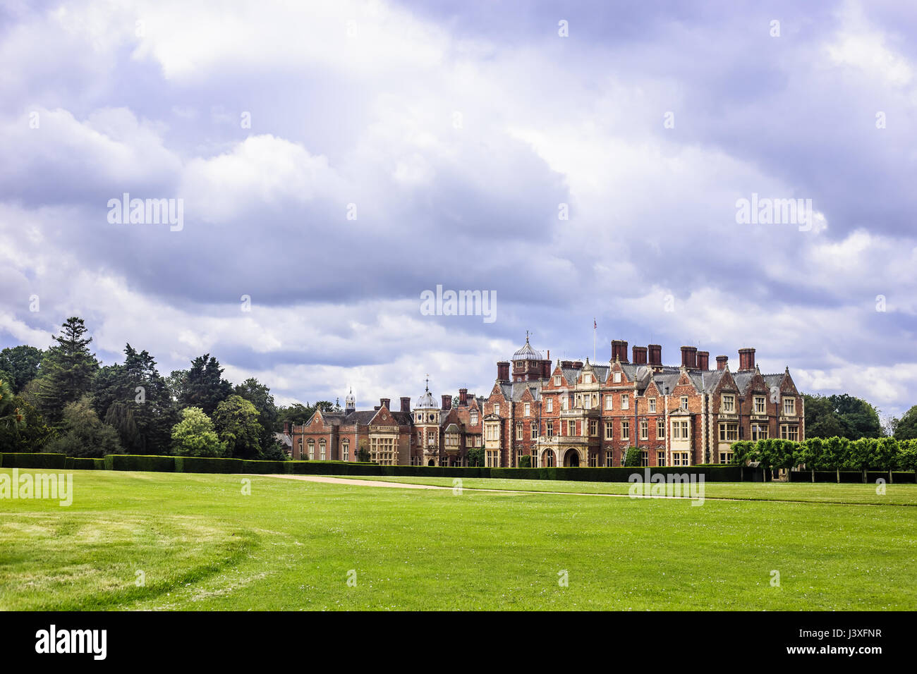 Sandringham house, the Queen's country residence in Norfolk UK Stock Photo