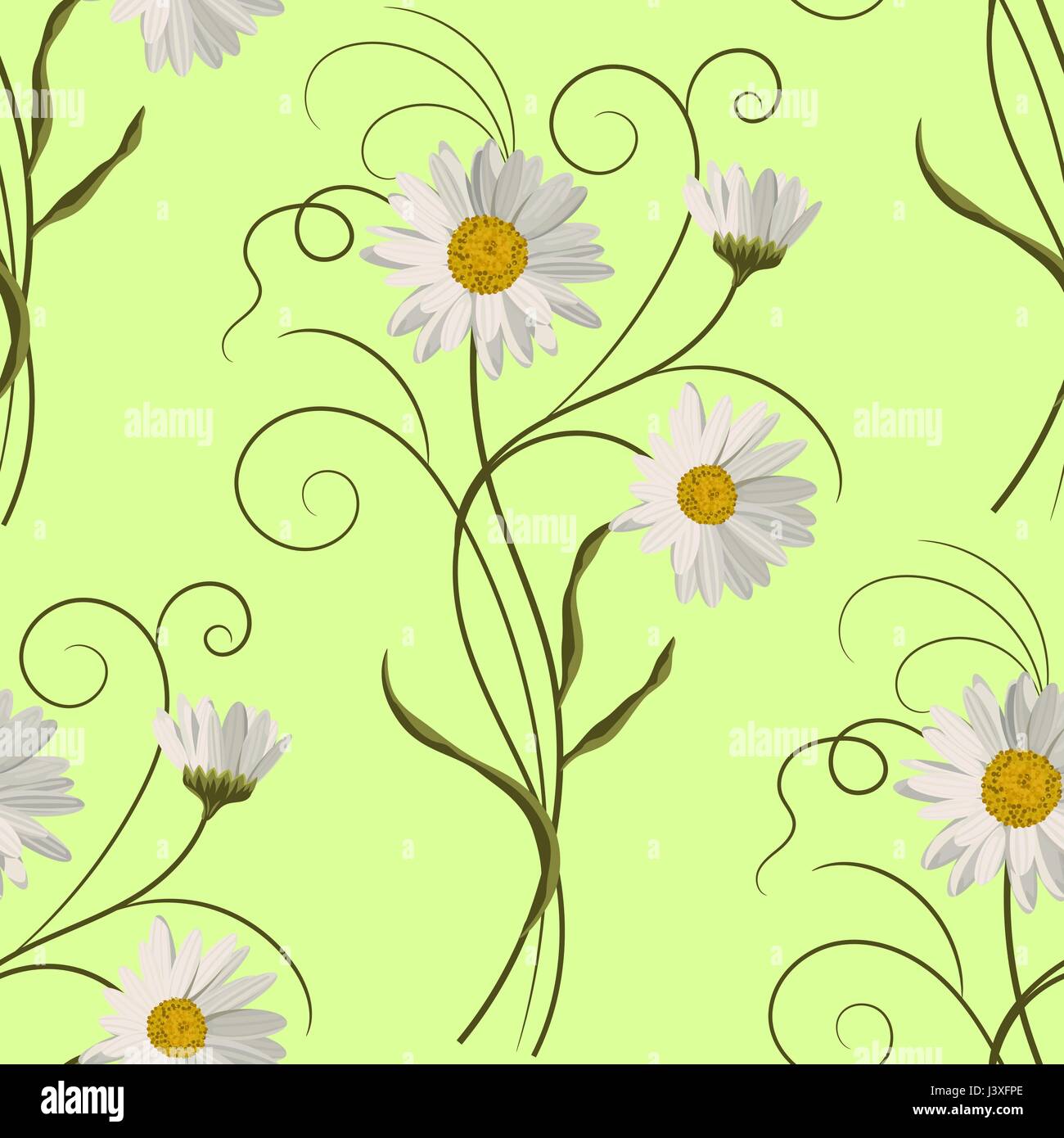 Seamless floral pattern Stock Vector Image & Art - Alamy