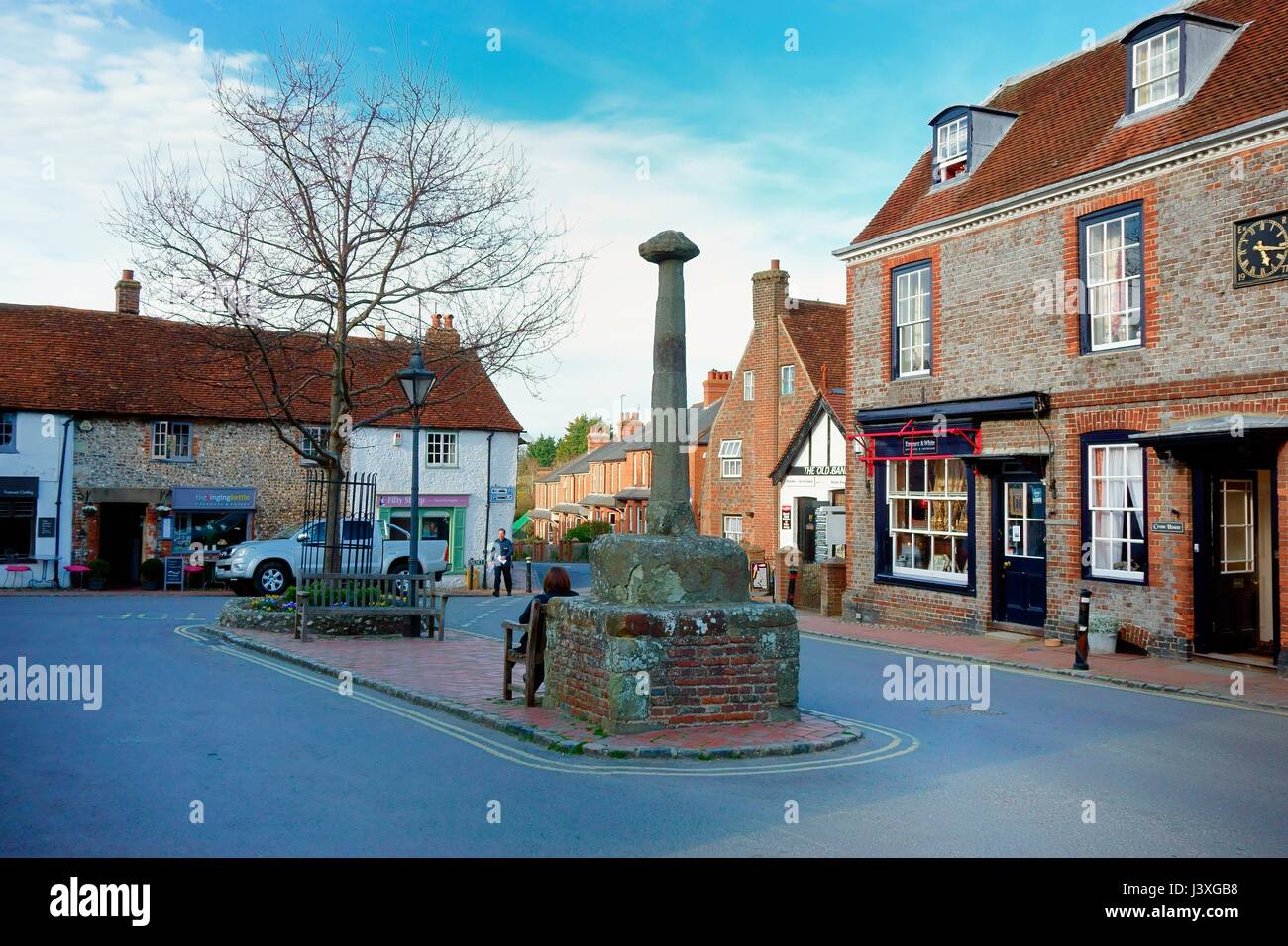 Alfriston Medieval Village East Sussex Stock Photo