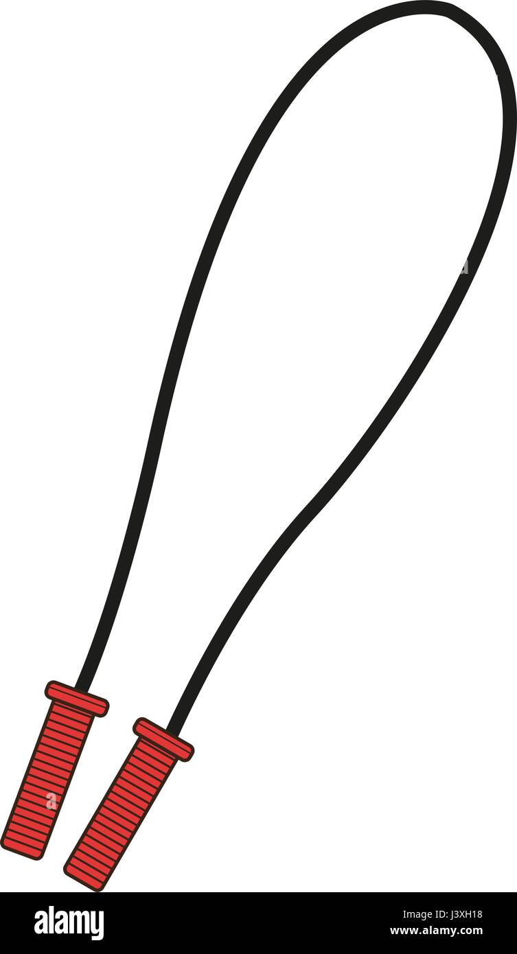 jump rope sport training exercise Stock Vector Image & Art - Alamy