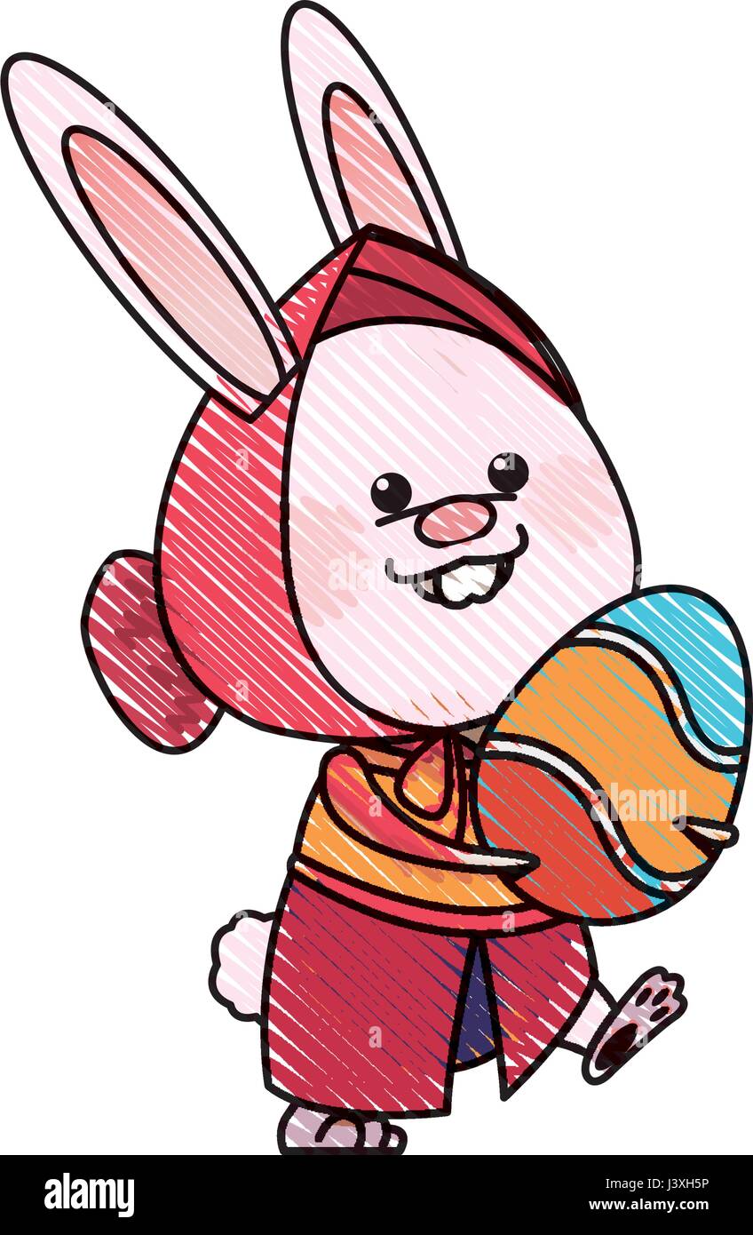 Hands holding rabbit Stock Vector Images - Alamy