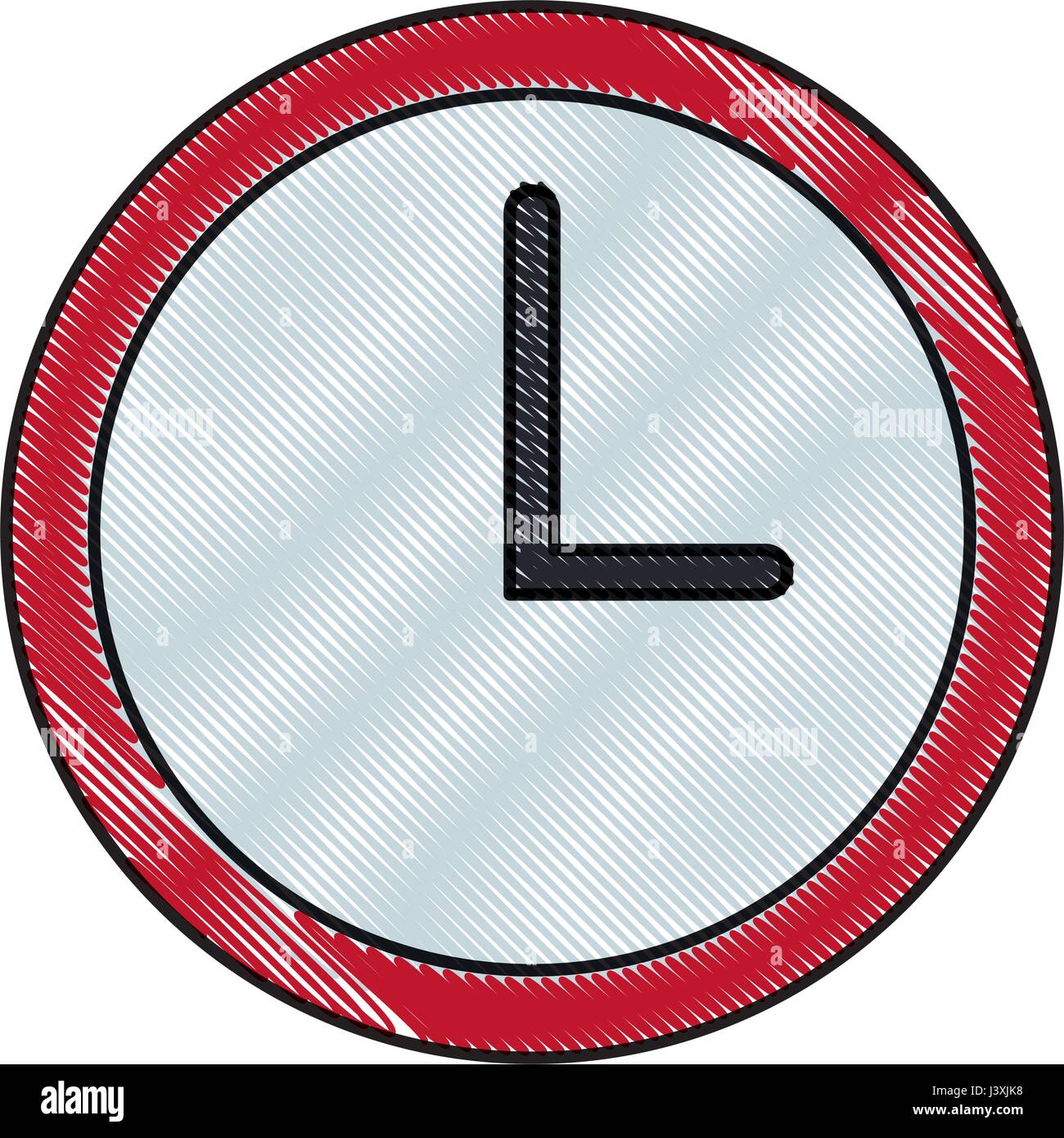 drawing watch clock time minute image Stock Vector Image & Art Alamy