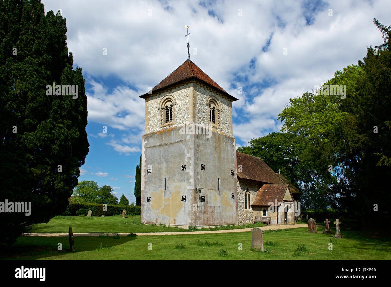 St Mary's Church, Winchfield, Hampshire, England UK Stock Photo - Alamy