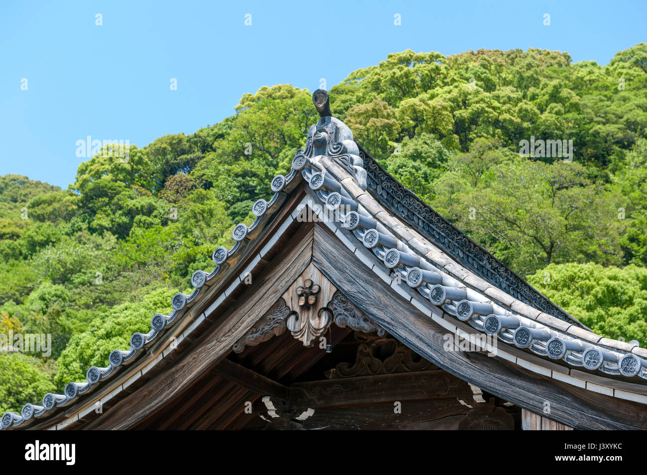 Traditional Japanese Roof Style High Resolution Stock Photography and