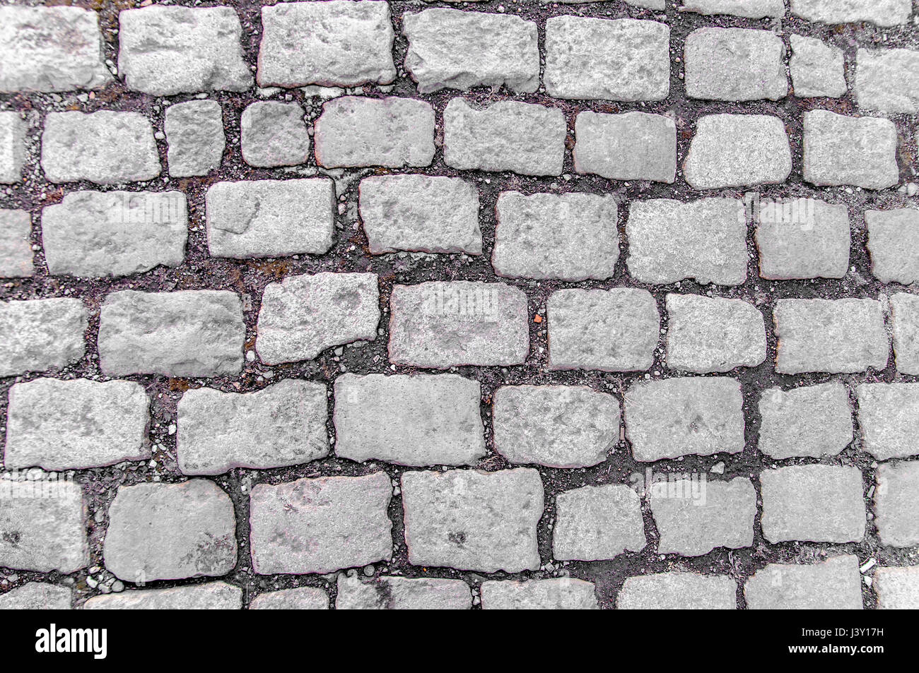 Abstract background of old cobblestone pavement Stock Photo - Alamy