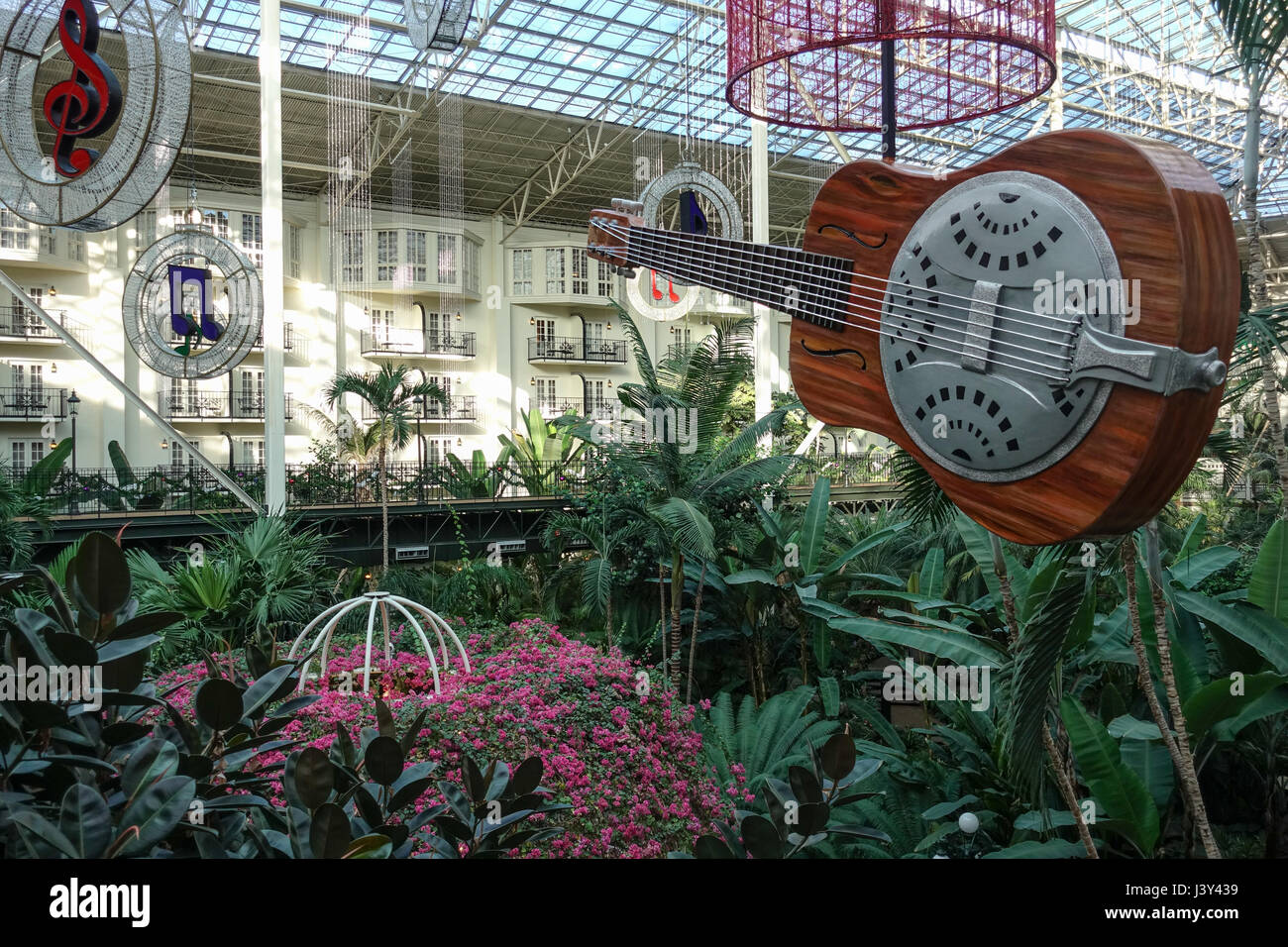Giant Guitar in the Garden Conservatory at the Gaylord Opryland Resort