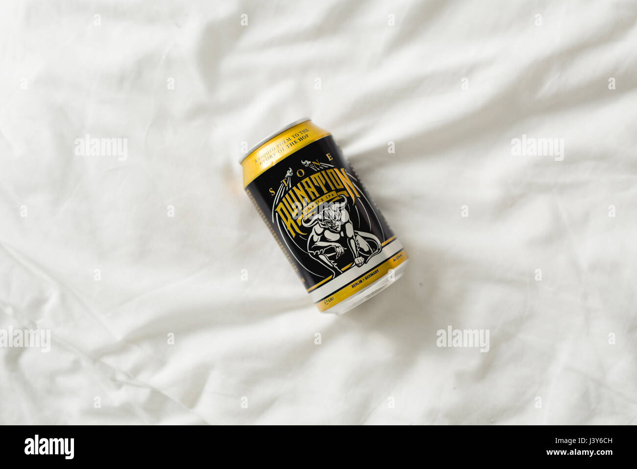 can of stone brewing Ruination craft beer made in berlin Stock Photo