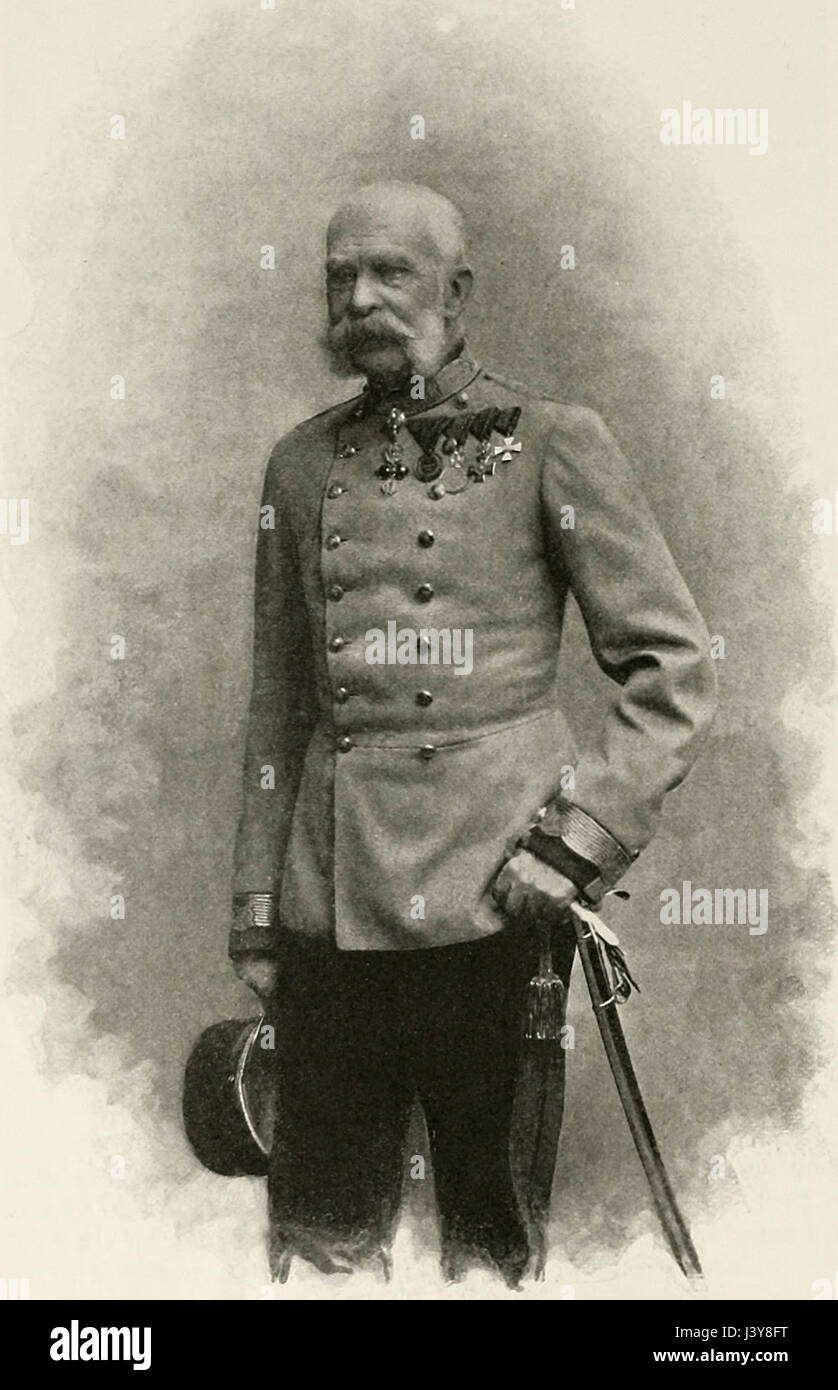 Francis joseph, Emperor of Austria, circa 1905 Stock Photo