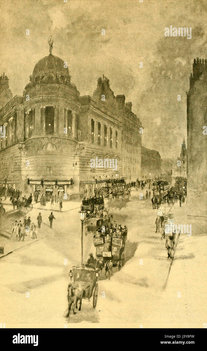 The New Gaiety Theatre, London, England, circa 1904 Stock Photo