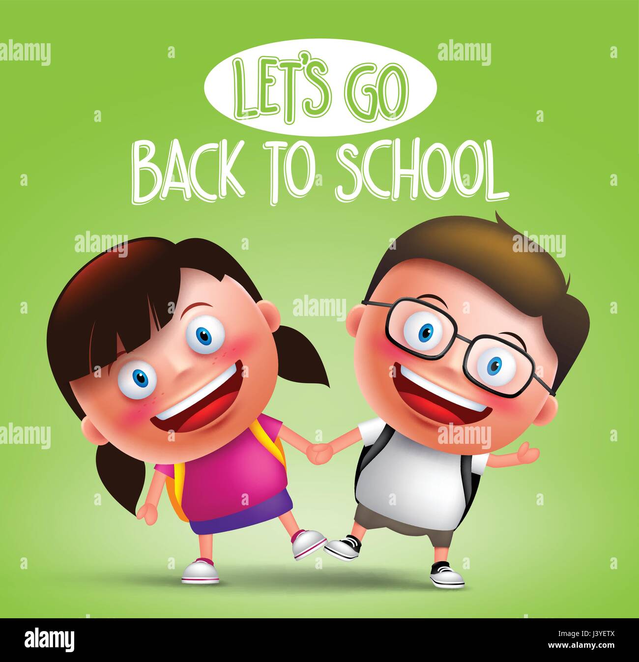 https://c8.alamy.com/comp/J3YETX/kids-student-vector-characters-holding-hands-happy-going-to-school-J3YETX.jpg
