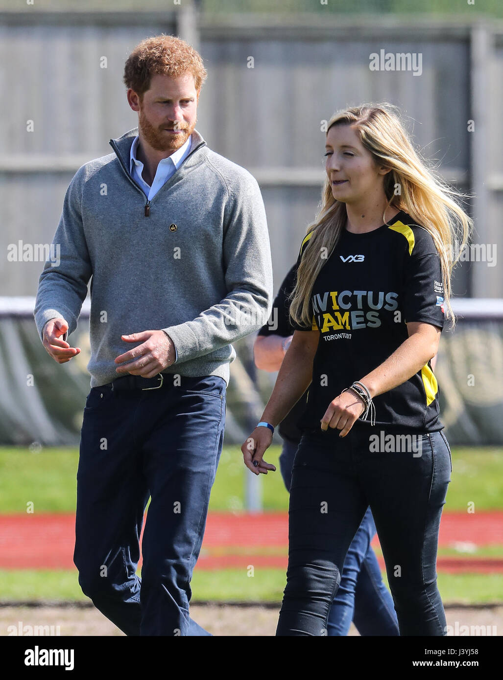 Prince Harry, Patron of the Invictus Games, attends the UK team trials ...
