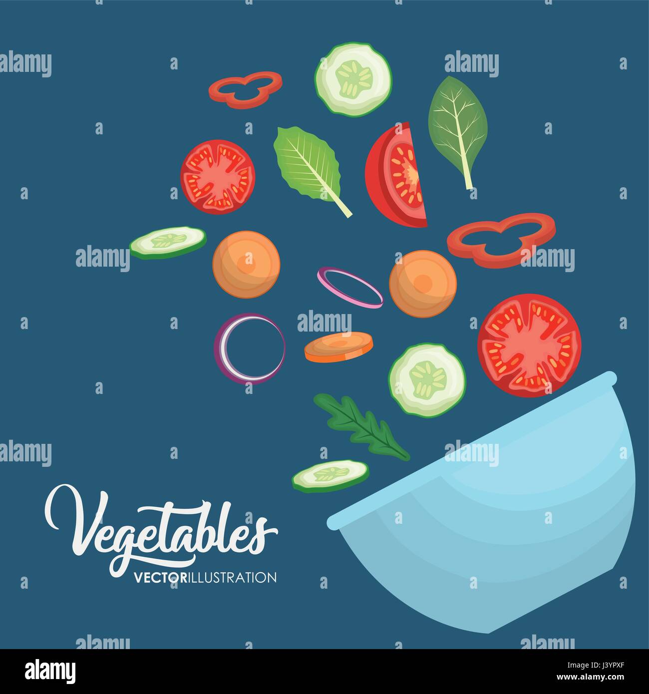 healthy vegetables design Stock Vector Image & Art - Alamy