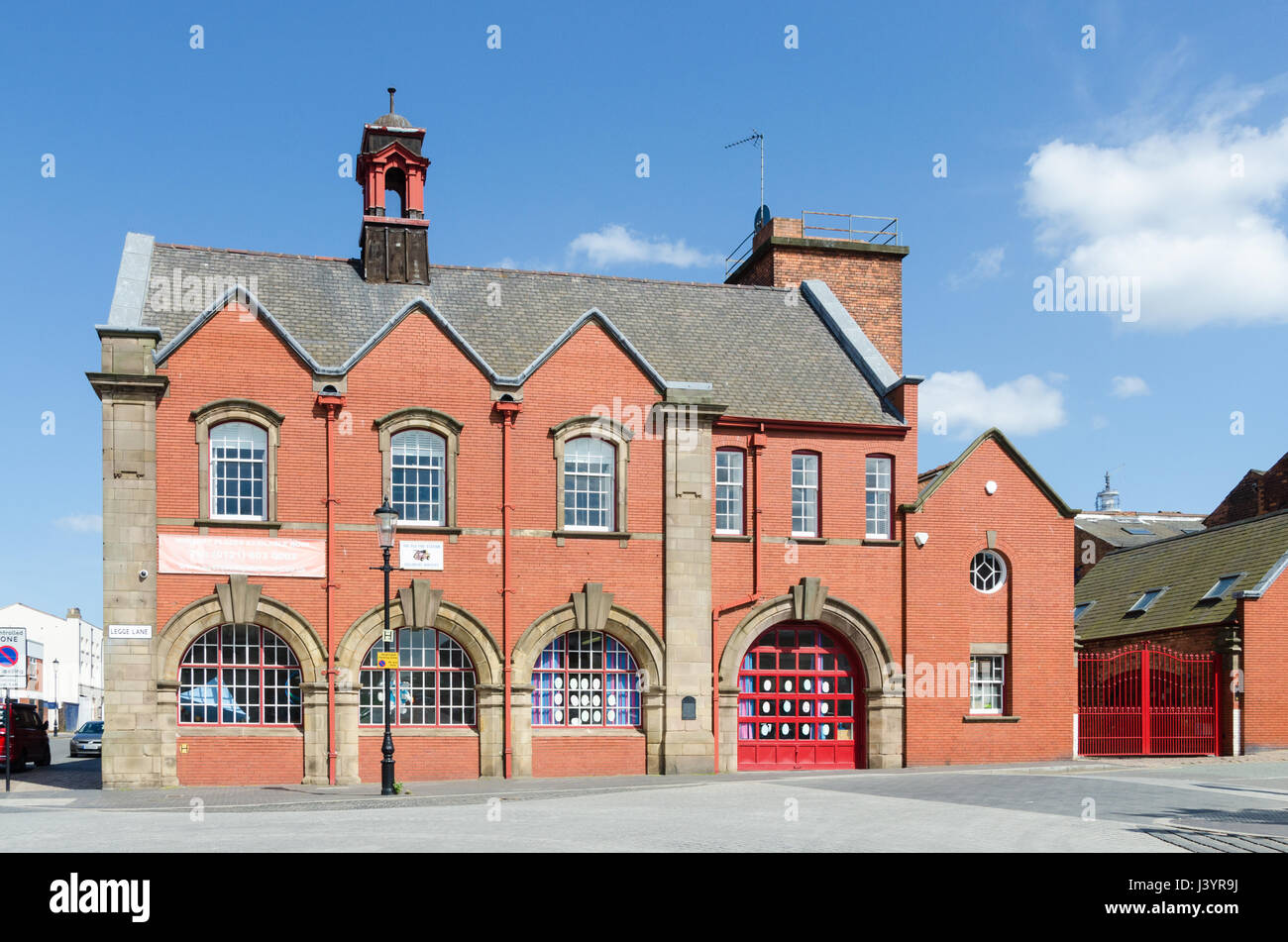 The Old Fire Station Children's Nursery in a converted old fire station in The Jewellery Quarter in Birmingham Stock Photo