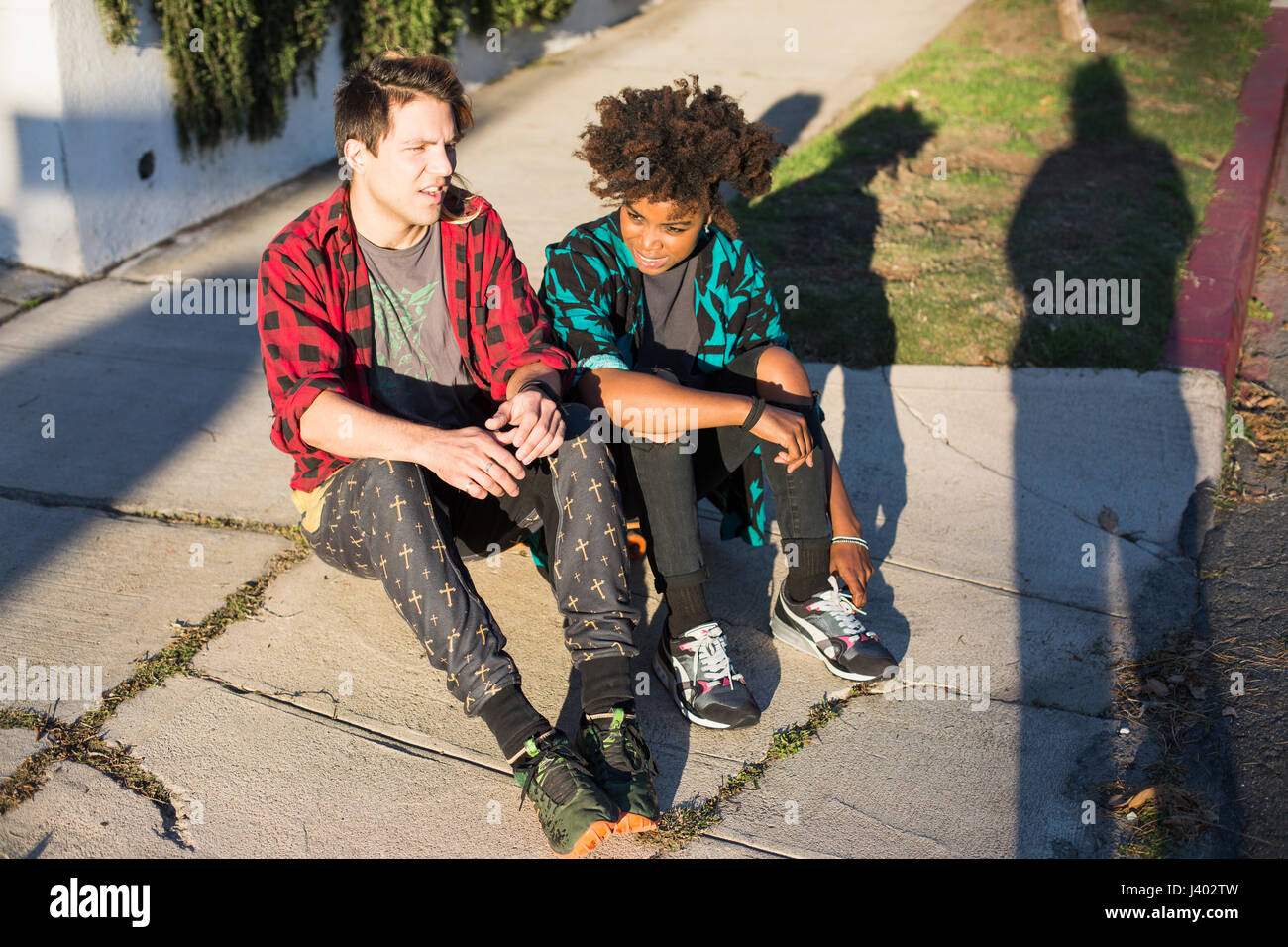 Two young men Stock Photo - Alamy