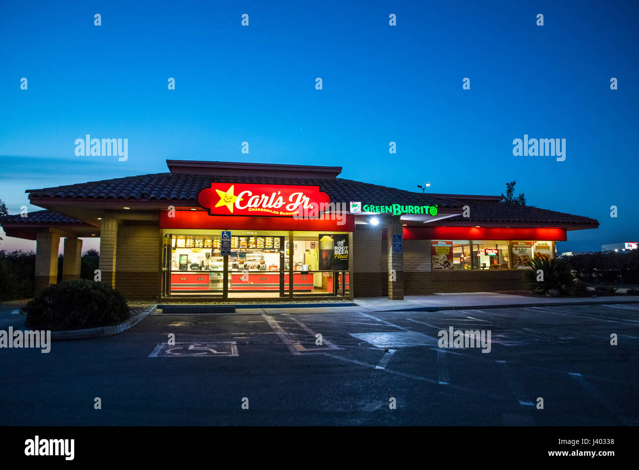 Carls junior restaurant sign hi-res stock photography and images - Alamy
