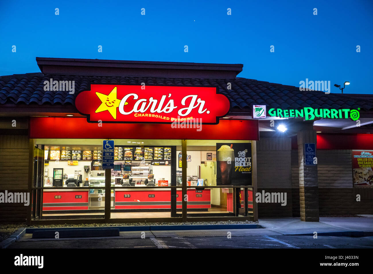 Carls junior restaurant sign hires stock photography and images Alamy
