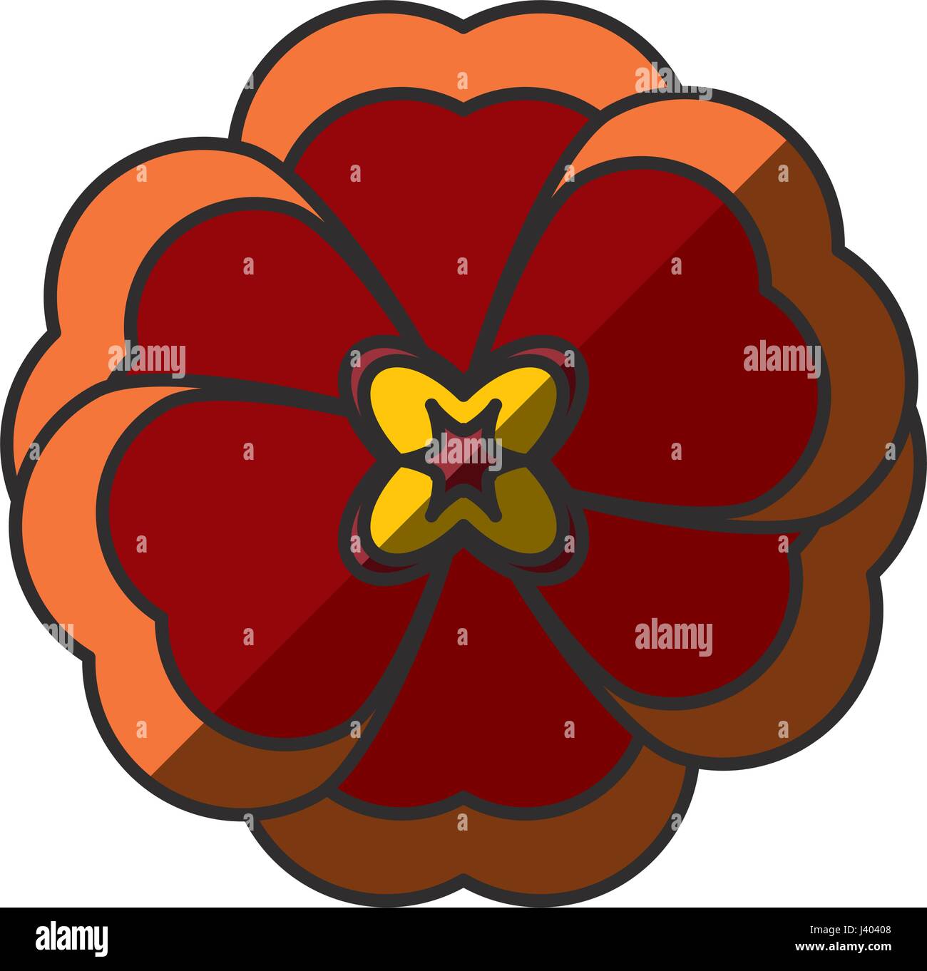 Beautiful flower ornament Stock Vector Image & Art - Alamy