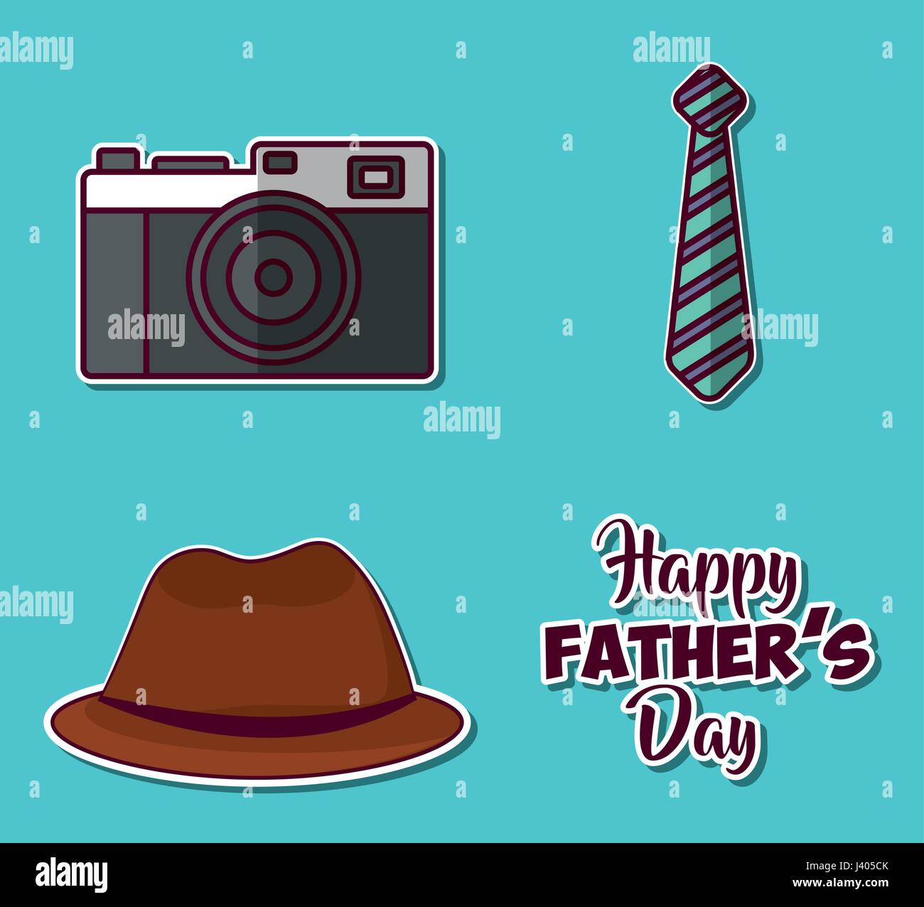 happy father day design Stock Vector Image & Art - Alamy