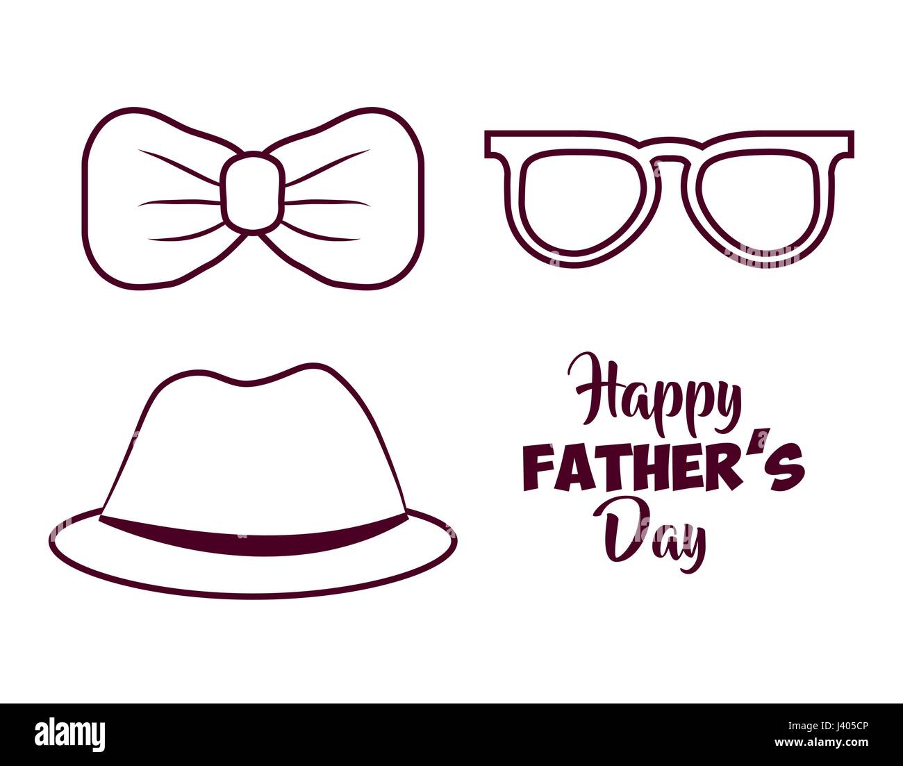happy father day design Stock Vector Image & Art - Alamy