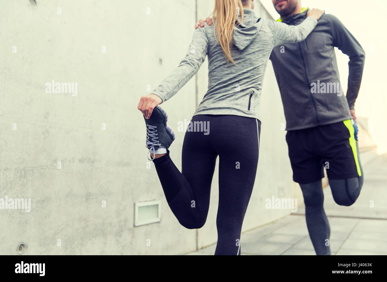 Close up legs man woman hi-res stock photography and images - Alamy