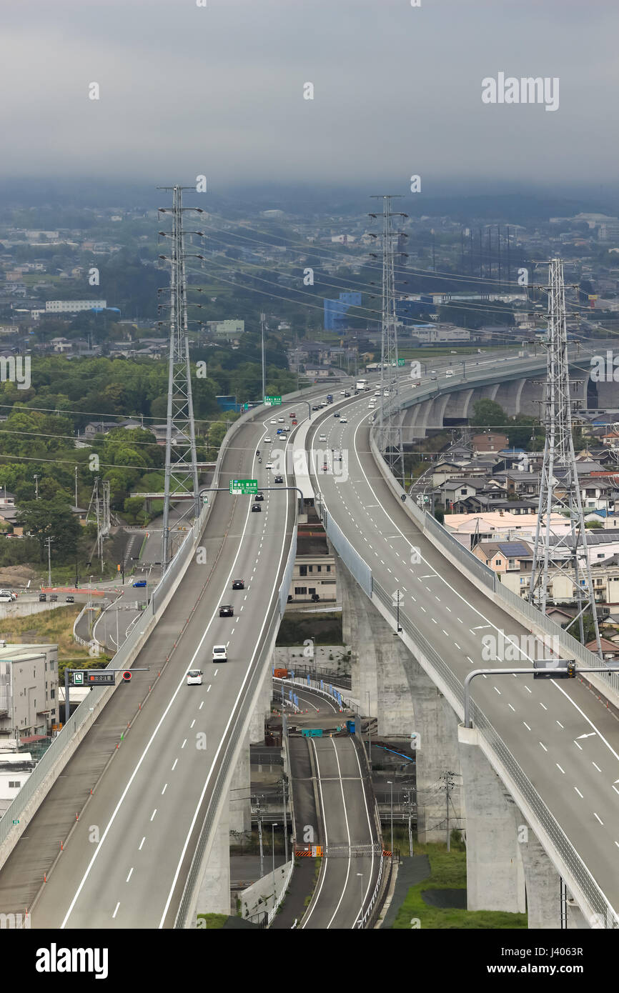 Highway overpass in japan hi-res stock photography and