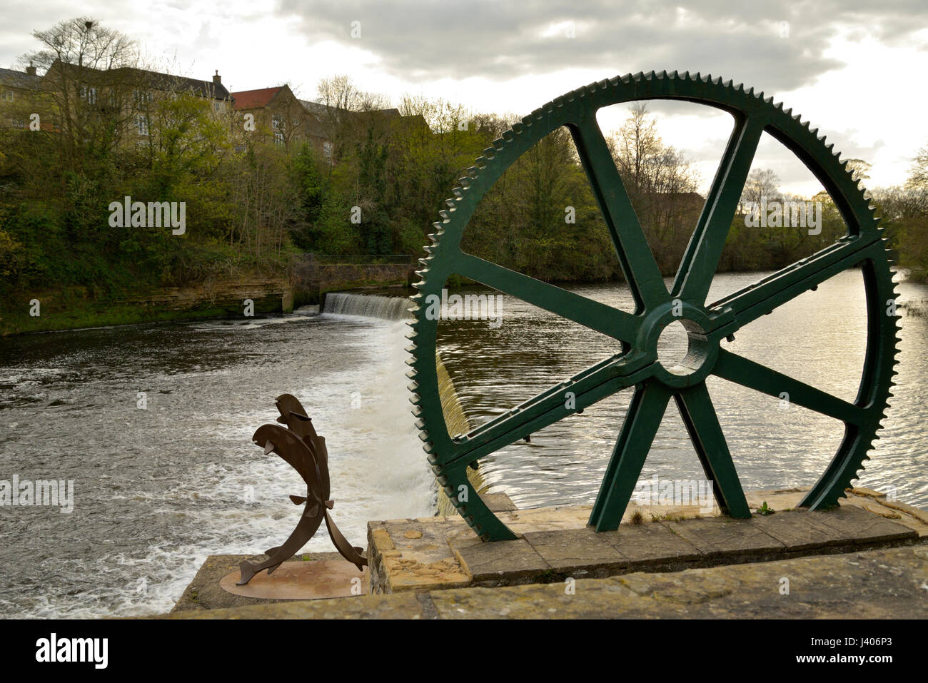 Wetherby Weir Stock Photo