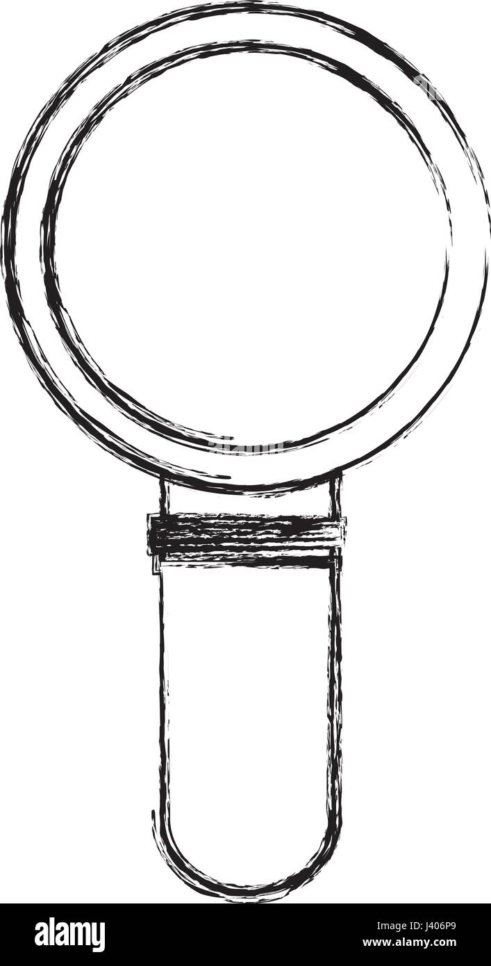 magnifying glass isolated icon Stock Vector Image & Art - Alamy