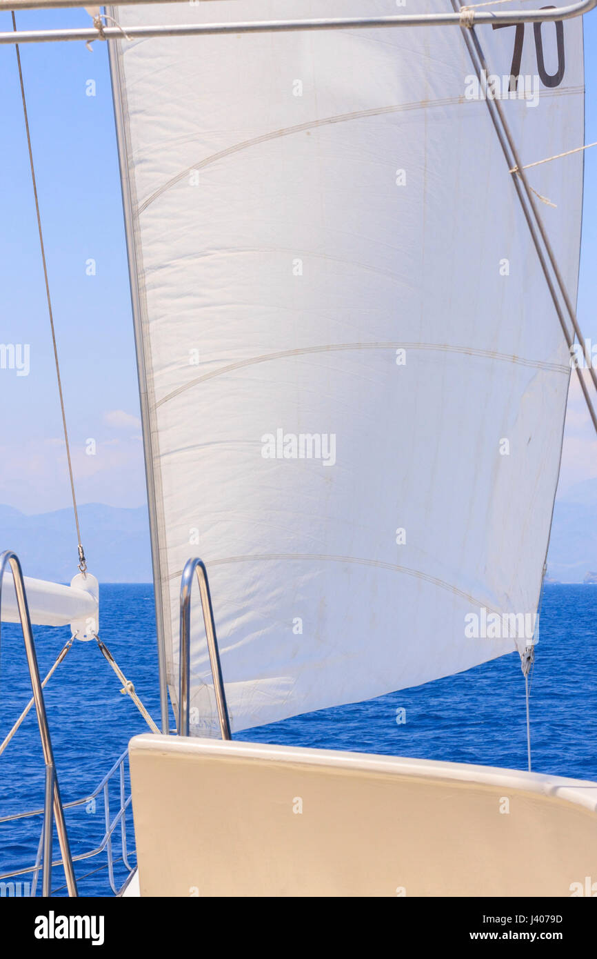 Sails Flapping Blowing sail hi-res stock photography and images - Alamy