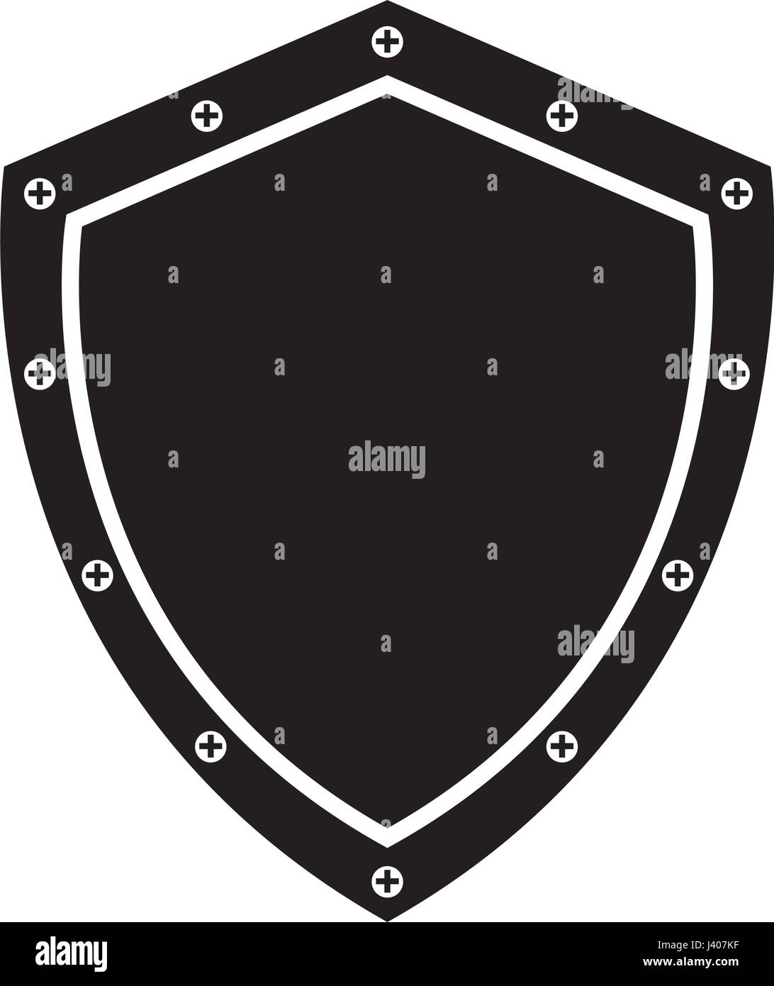 security shield isolated icon Stock Vector Image & Art - Alamy
