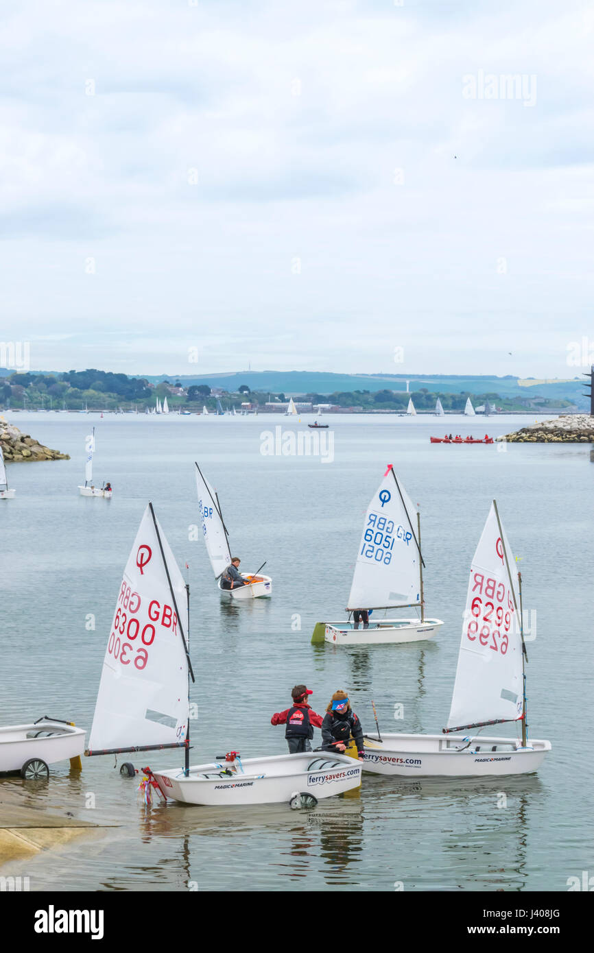 Sailing Club, Weymouth, Dorset England UK Stock Photo Alamy