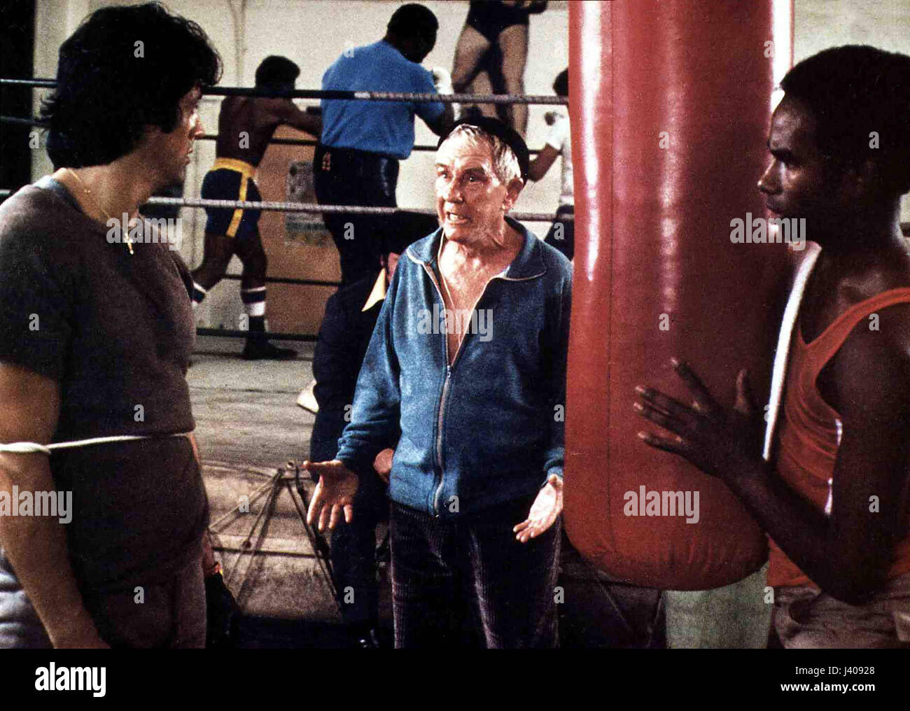 Rocky, USA 1976, Regie: John G. Avildsen, Darsteller: Sylvester Stallone, Burgess Meredith Stock Photo