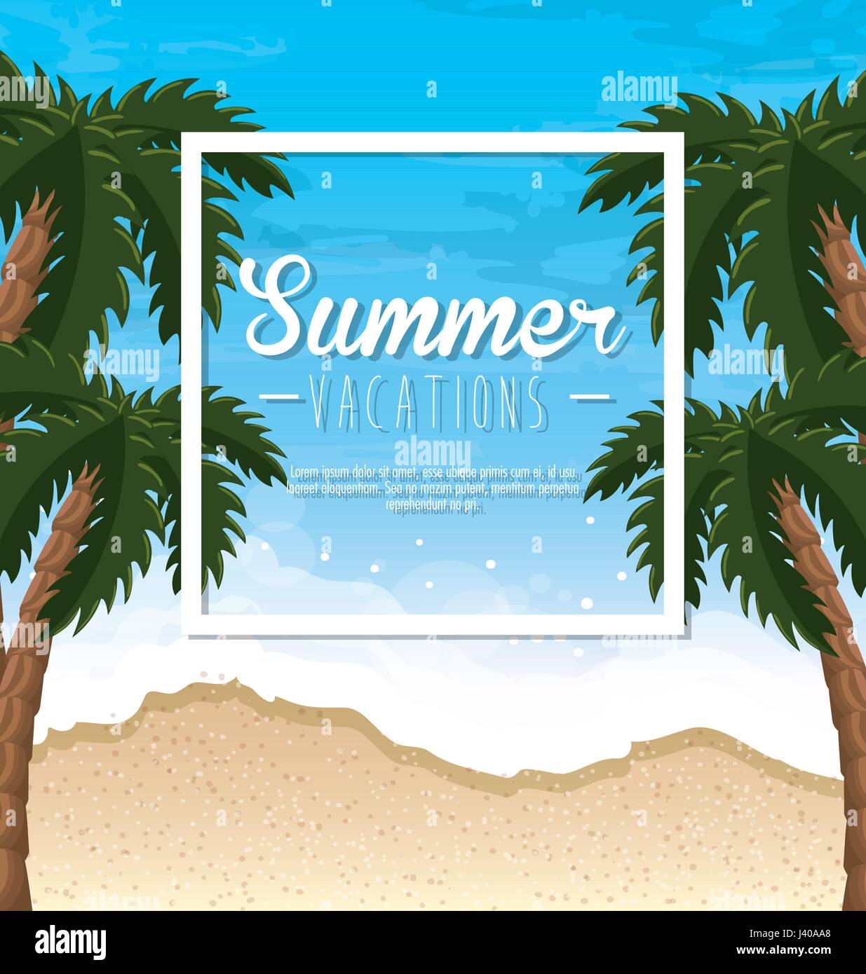 Summer beach icon Stock Vector Image & Art - Alamy
