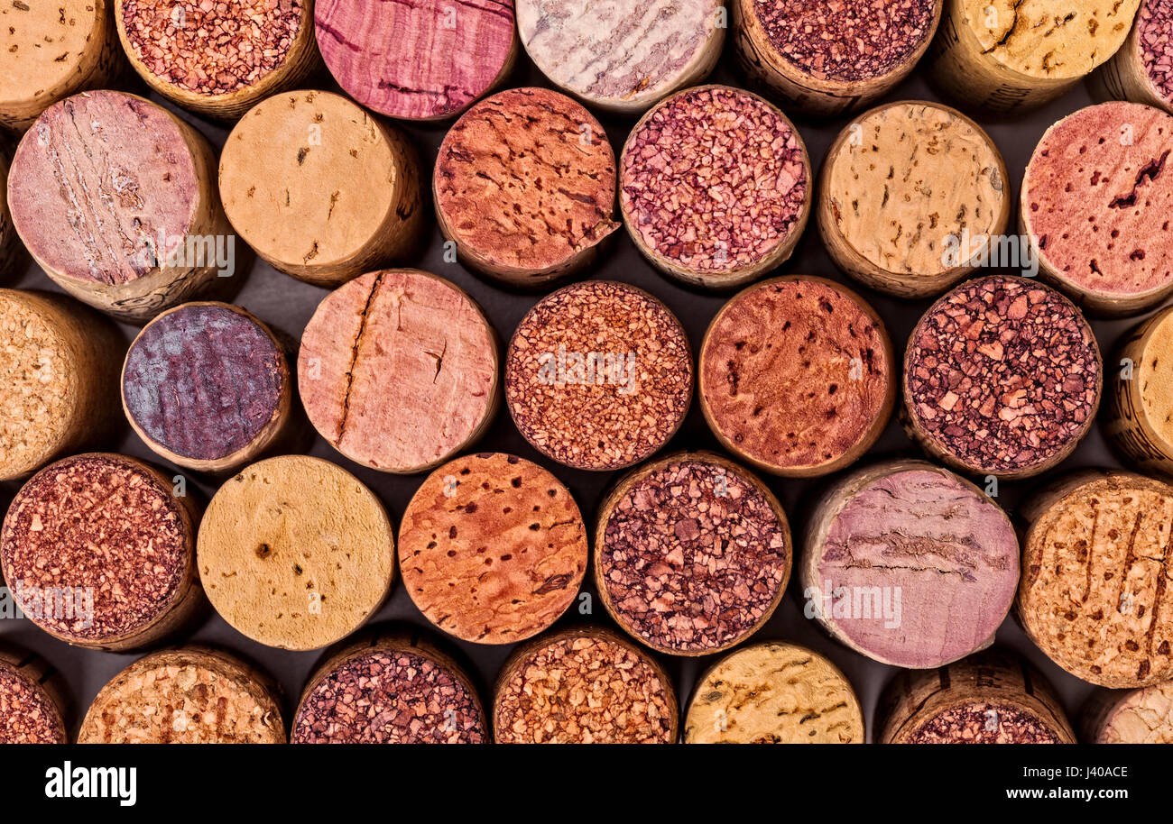 wine cork stopper background image Stock Photo