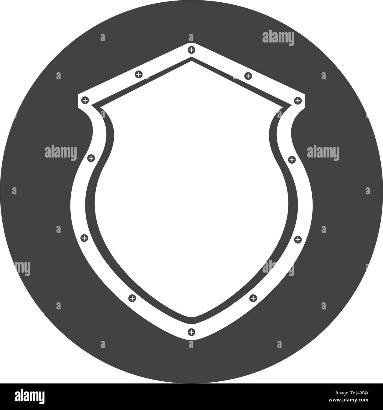 security shield isolated icon Stock Vector Image & Art - Alamy