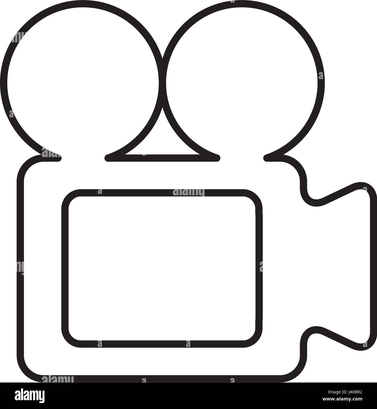 video camera isolated icon Stock Vector Image & Art - Alamy