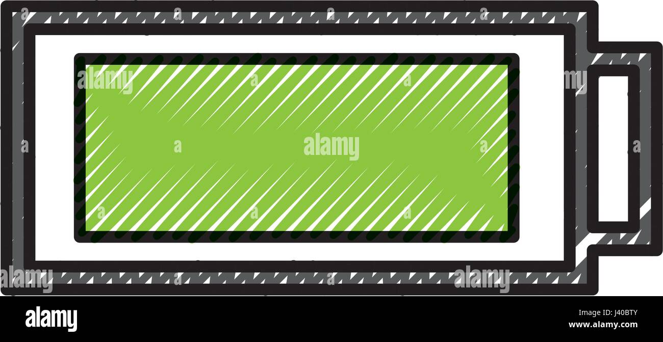 battery level isolated icon Stock Vector Image & Art - Alamy