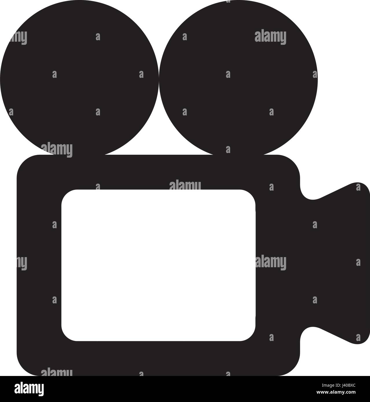 video camera isolated icon Stock Vector Image & Art - Alamy