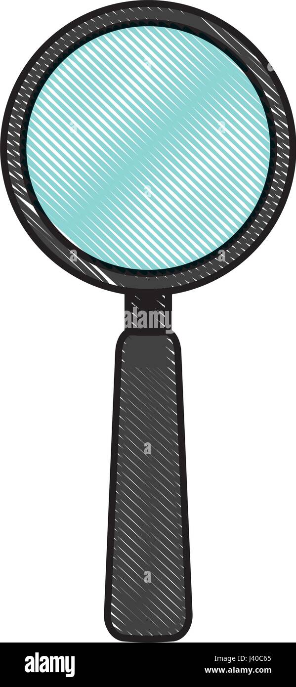 magnifying glass isolated icon Stock Vector Image & Art - Alamy