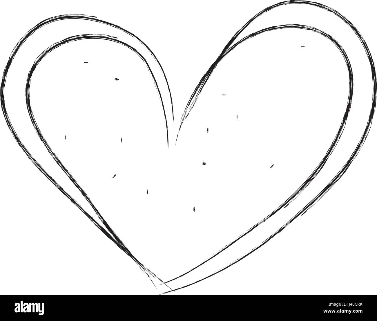 heart love romantic icon Stock Vector Image & Art - Alamy
