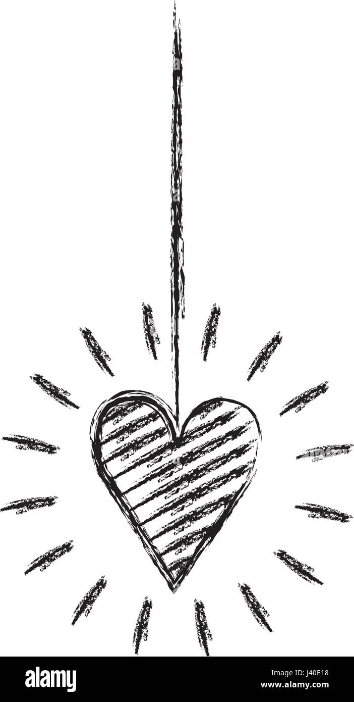 heart love romantic icon Stock Vector Image & Art - Alamy