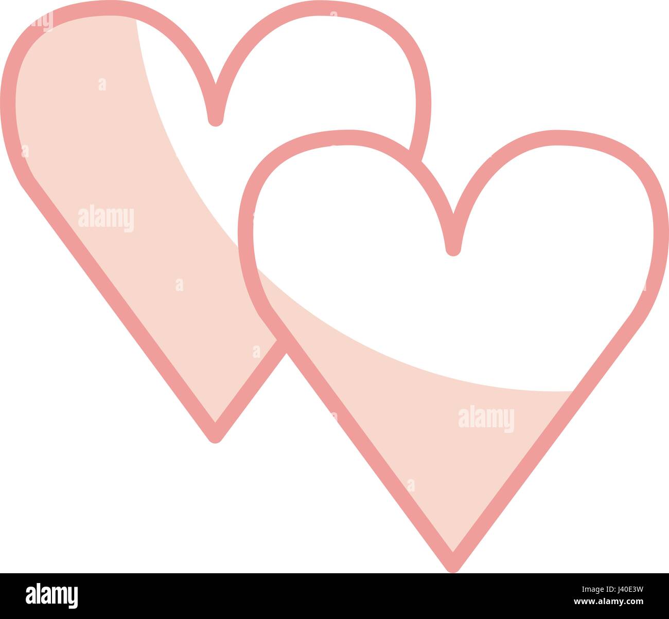 heart love romantic icon Stock Vector Image & Art - Alamy
