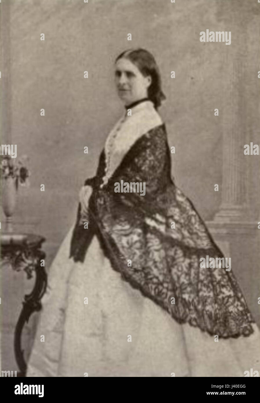 Lady Elizabeth Louise Mary Monck by William Notman Stock Photo
