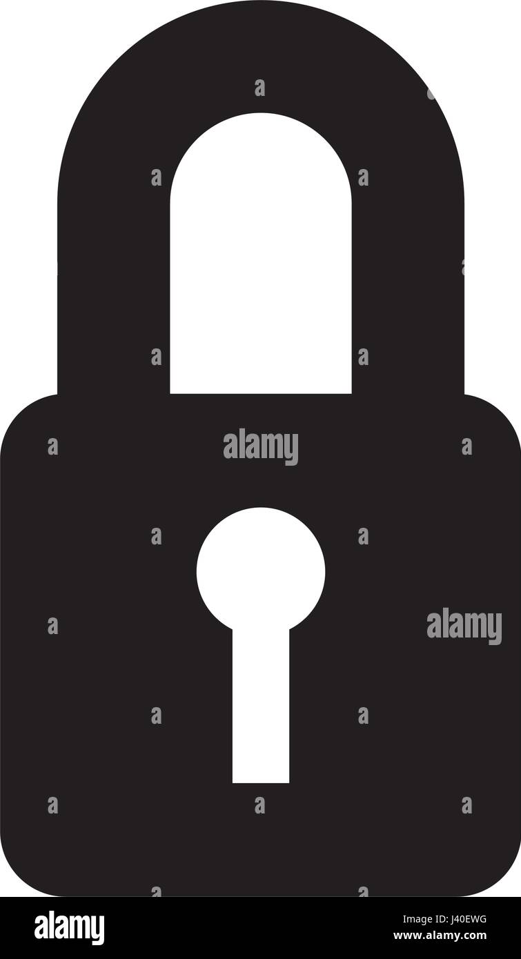 safe secure padlock icon Stock Vector Image & Art - Alamy