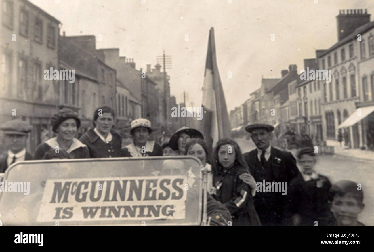 McGuinness 1917 election Stock Photo Alamy