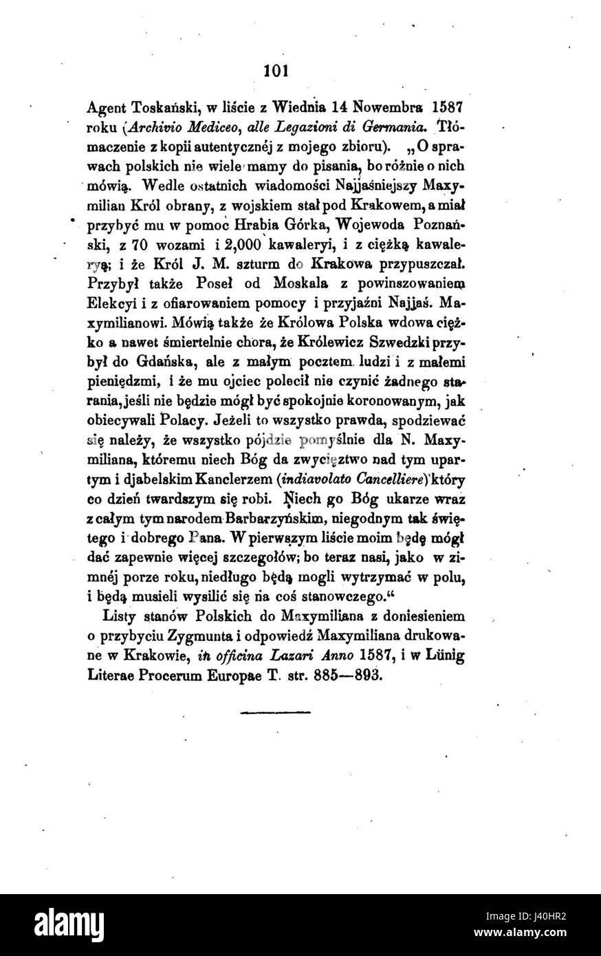 'Listy Annibala z Kapui' refers to letters written by Hannibal of Capua ...
